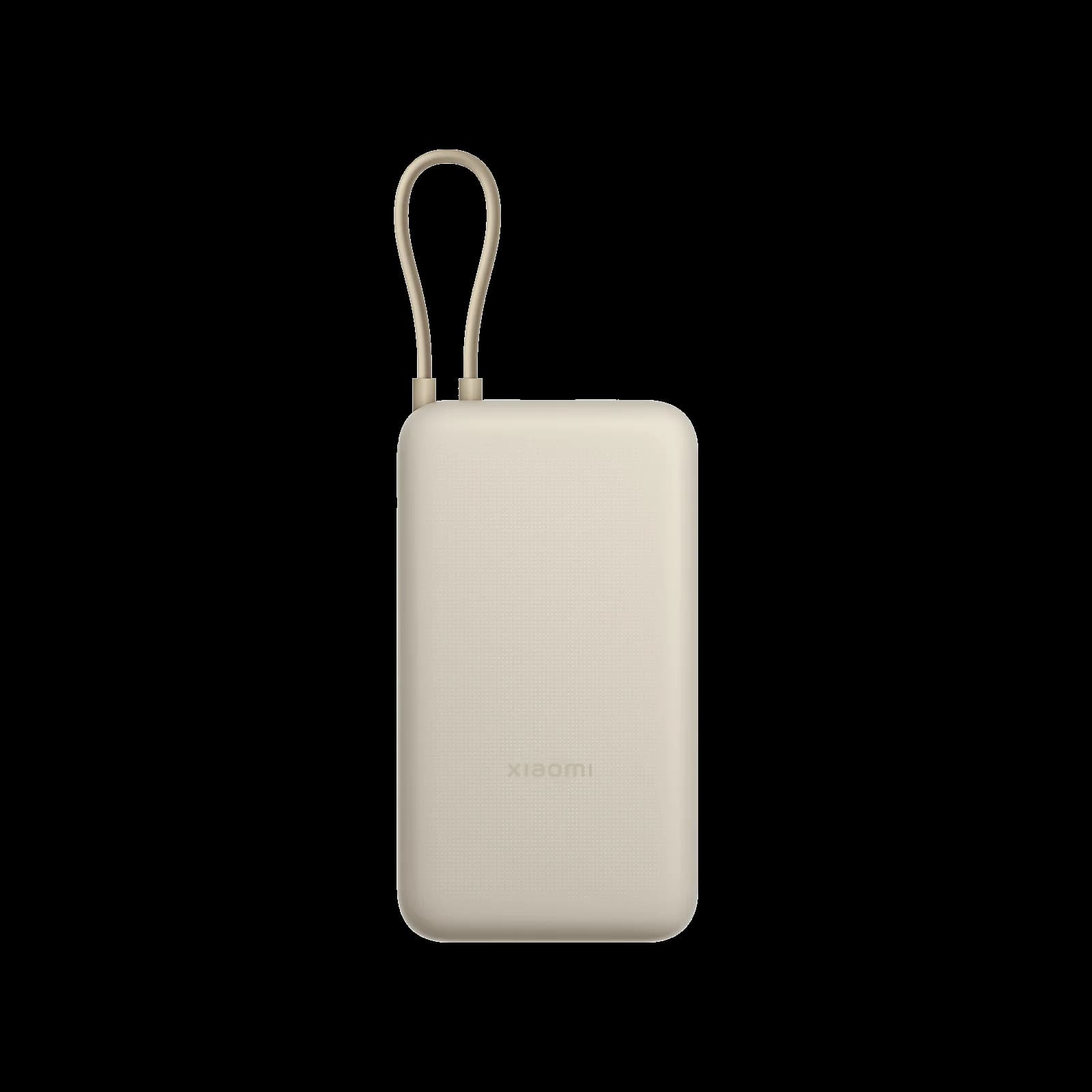 باور بانك Xiaomi 20000mAh 33W — بكابل مدمج، شحن سريع، أبيض