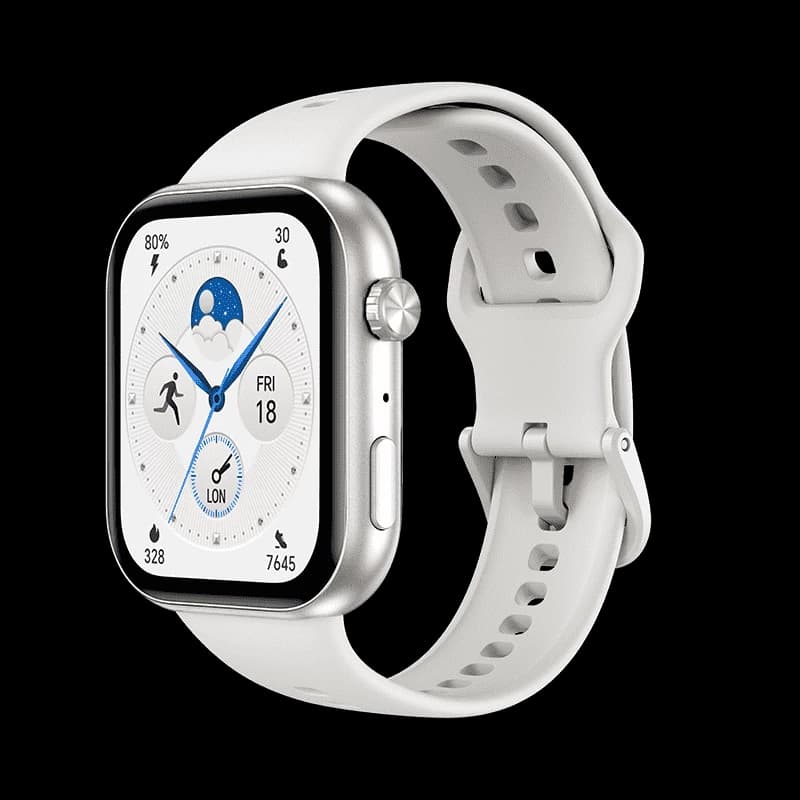 ساعة HONOR CHOICE InfoWear Watch 2i الذكية بشاشة AMOLED ومكالمات Bluetooth – أبيض