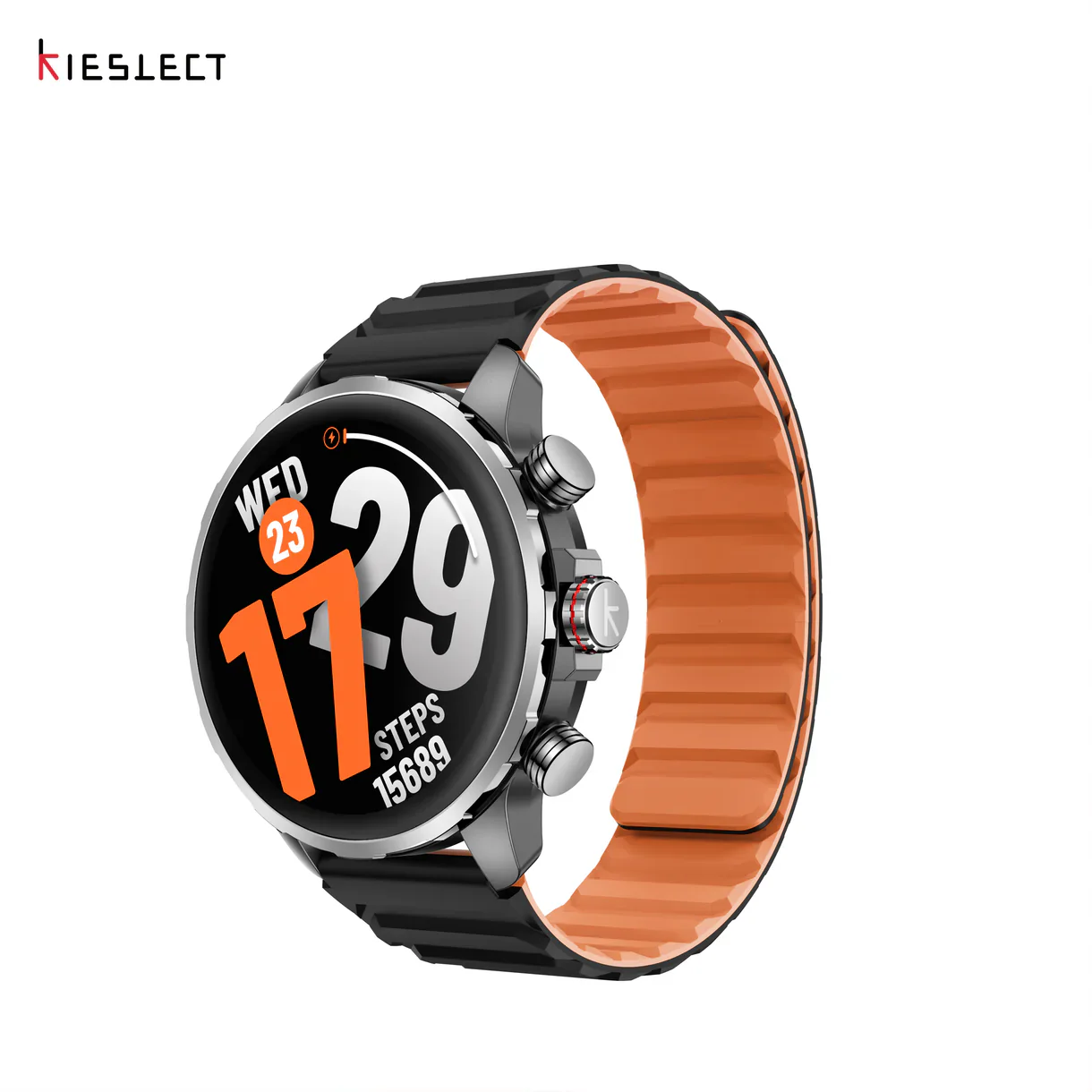 Kieslect Kr3 — Montre Connectée AMOLED 1.5" GPS, Appels Bluetooth, 5ATM, 178+ Sports, Noir kieslect — MRTECH Maroc