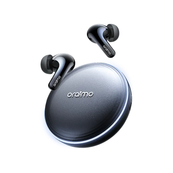 Oraimo SpaceBuds 2 — Écouteurs Sans Fil ANC 52dB, Bluetooth 6.0, 45h, Traduction IA, Smart Finder ORAIMO — MRTECH Maroc