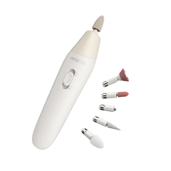 Oraimo Tipsy Set de Manucure Électrique OMS-210N – 6 Embouts, 2 Vitesses, Rotation Bidirectionnelle ORAIMO — MRTECH Maroc