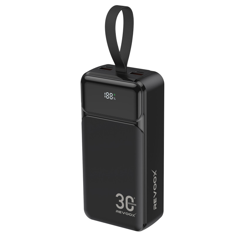 Revoox Power Bank RevoSpark 22,5W 30000mAh RPB-P302 Revoox — MRTECH Maroc