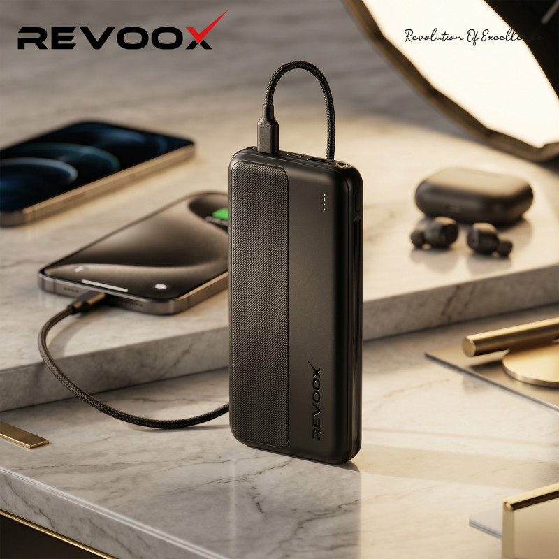Revoox Power Bank RevoSpark 15W 10000mAh RPB-P099 Revoox — MRTECH Maroc